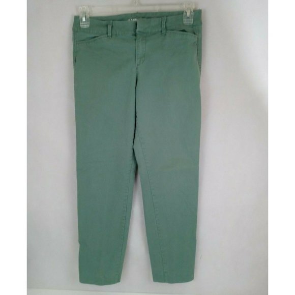 Old Navy Women’s Olive Green Pixie Pants Size 6 - Picture 2 of 9
